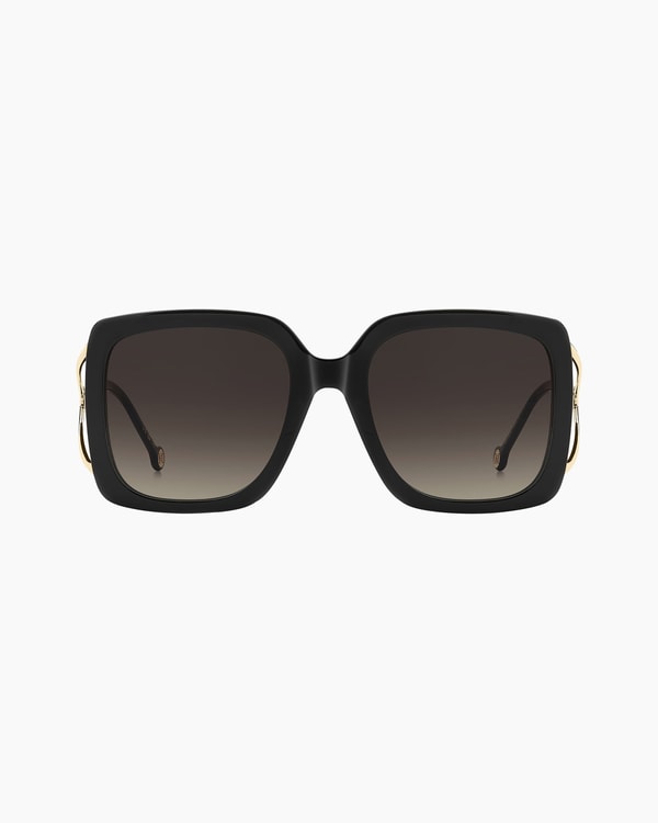 Square Sunglasses With Contrast Temples