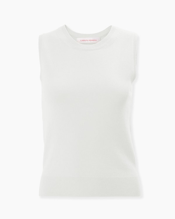 Cashmere Crewneck Tank