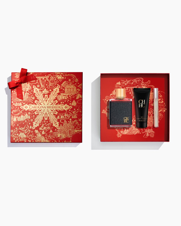 CH Men 100ml Eau de Toilette, 100ml After Shave Balm and 10ml Megaspritzer