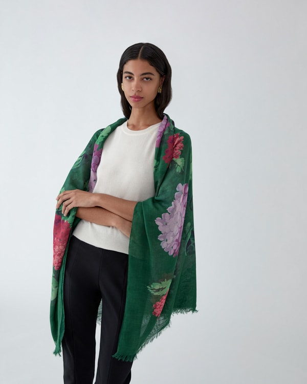 Hydrangea Scarf