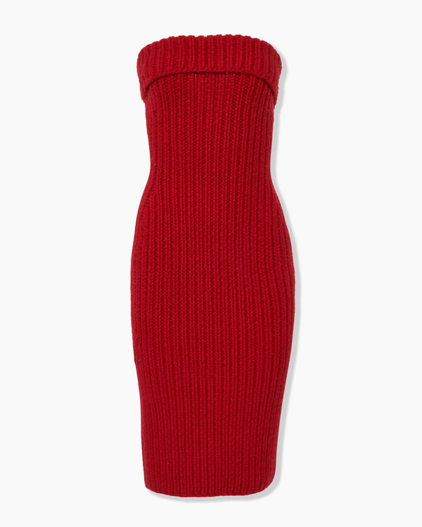 Cashmere Knit Mini Dress