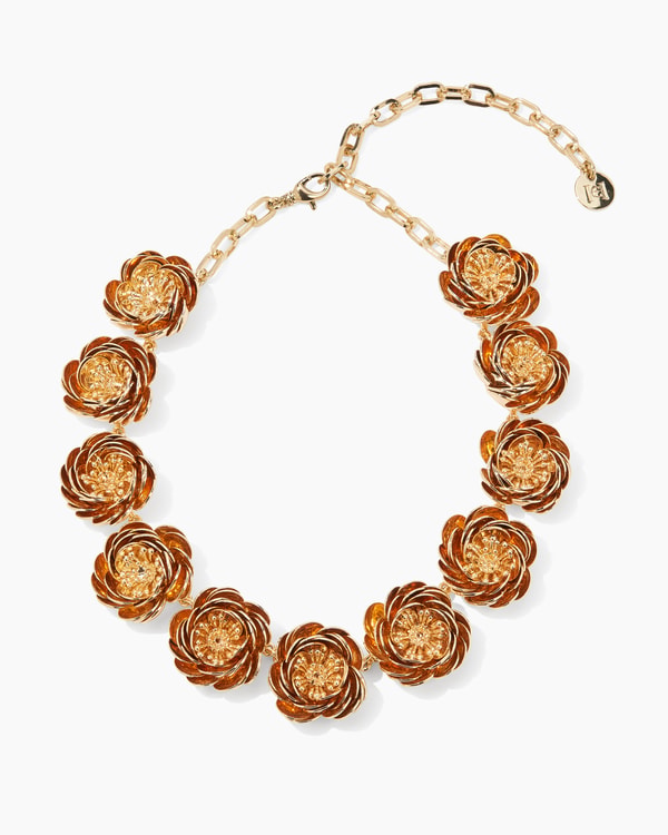 Metal Flower Necklace