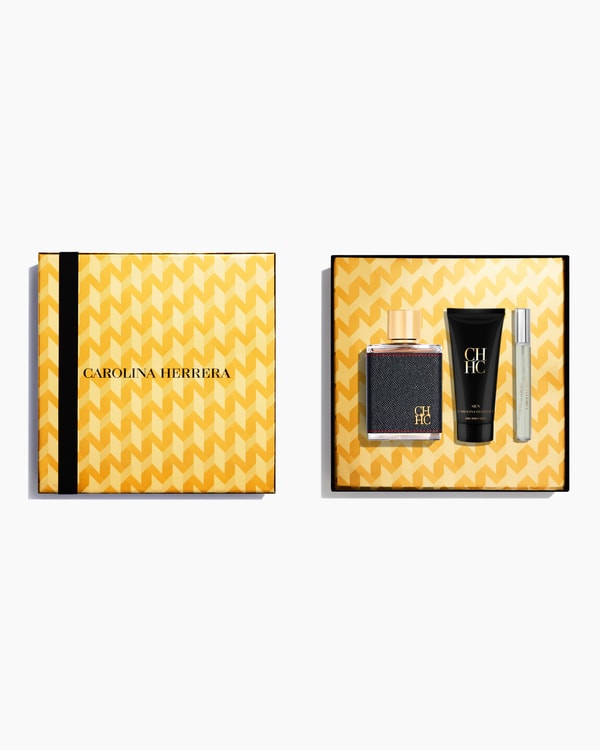 CH Men 100ml Eau de Toilette, 100ml After Shave Balm and 10ml Megaspritzer