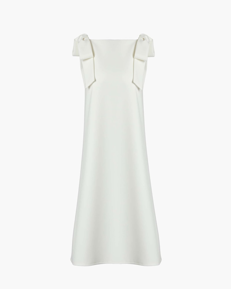 Shift Dress with Bows