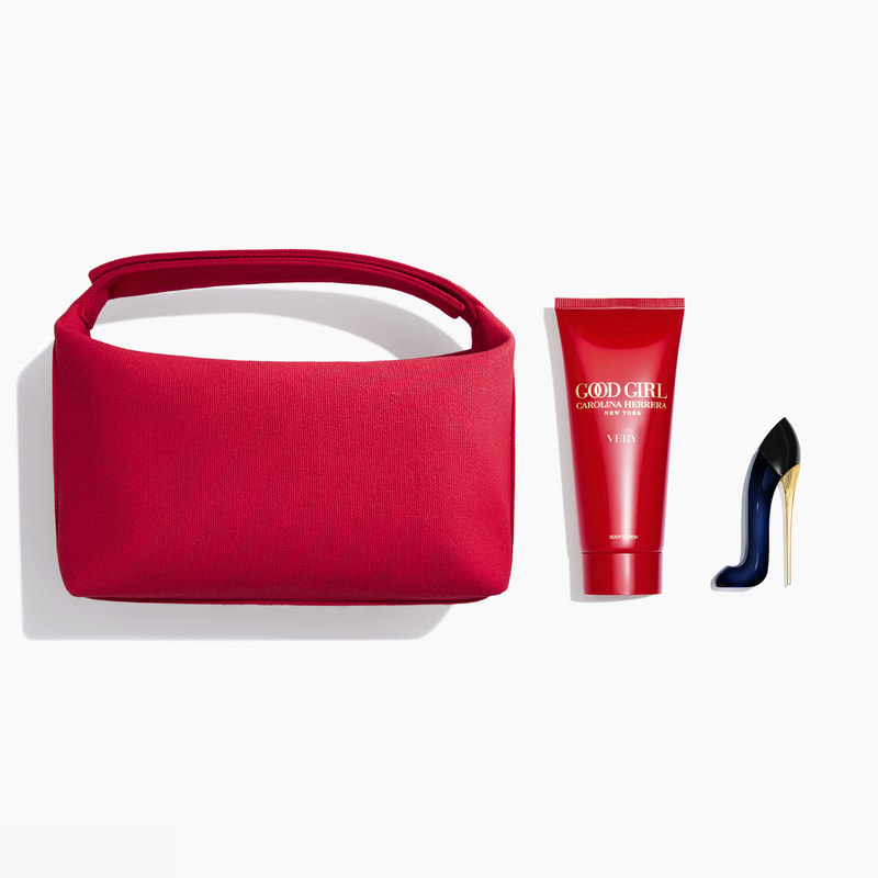 pouch, bodylotion and miniature