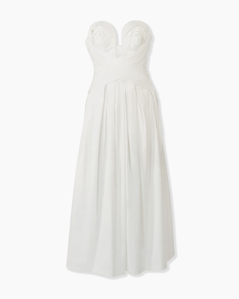white coctail dress Lady Black Tie - Amaya Mini - Off-white Mikado A-line Cocktail Dress or a chic reception loafer shoes Size:Size 28W White Dress Shirts for