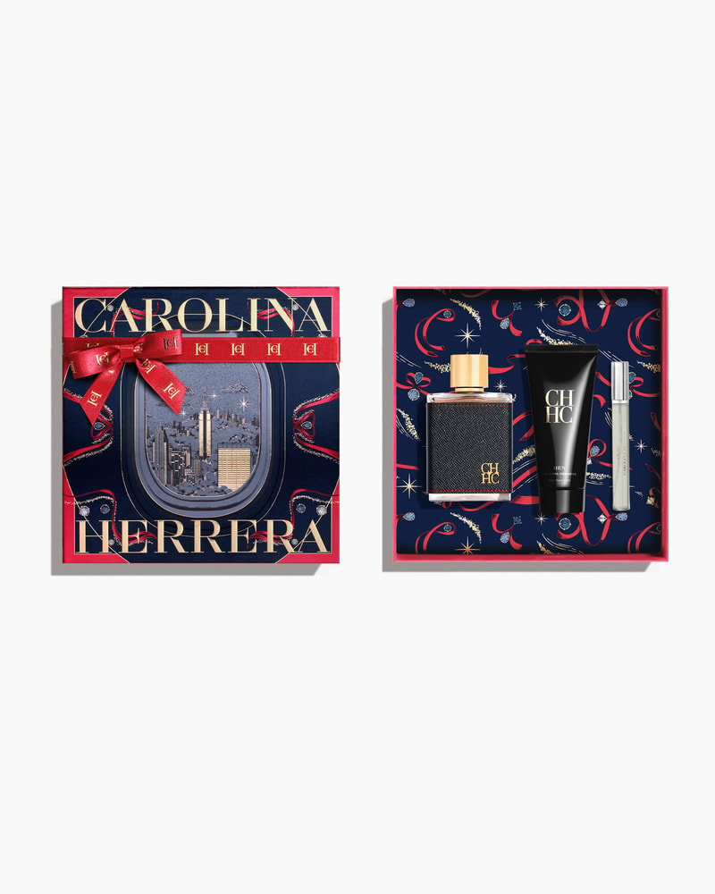 CH Men 100ml Eau de Toilette, 100ml After Shave Balm and 10ml