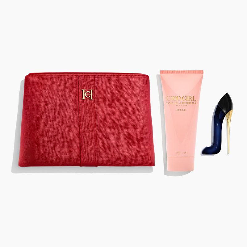 pouch, bodylotion and miniature