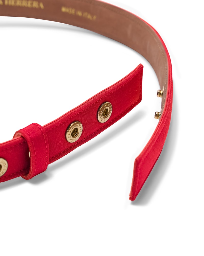 Silk Faille Bow Belt