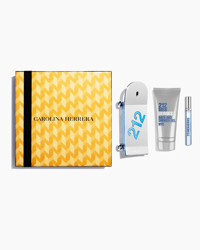212 Heroes 90ml Eau de Toilette, 100ml Shower Gel and 10ml Megaspritzer