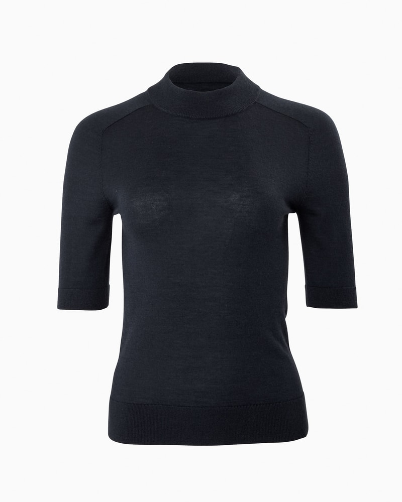Knit Turtleneck Top