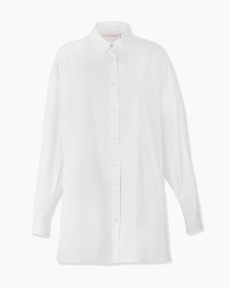 Oversized Tie-Front Shirt