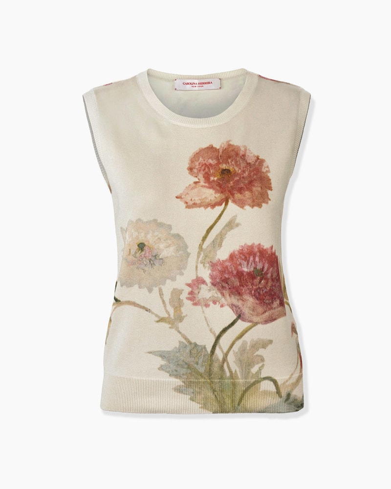 Poppy-Print Tank