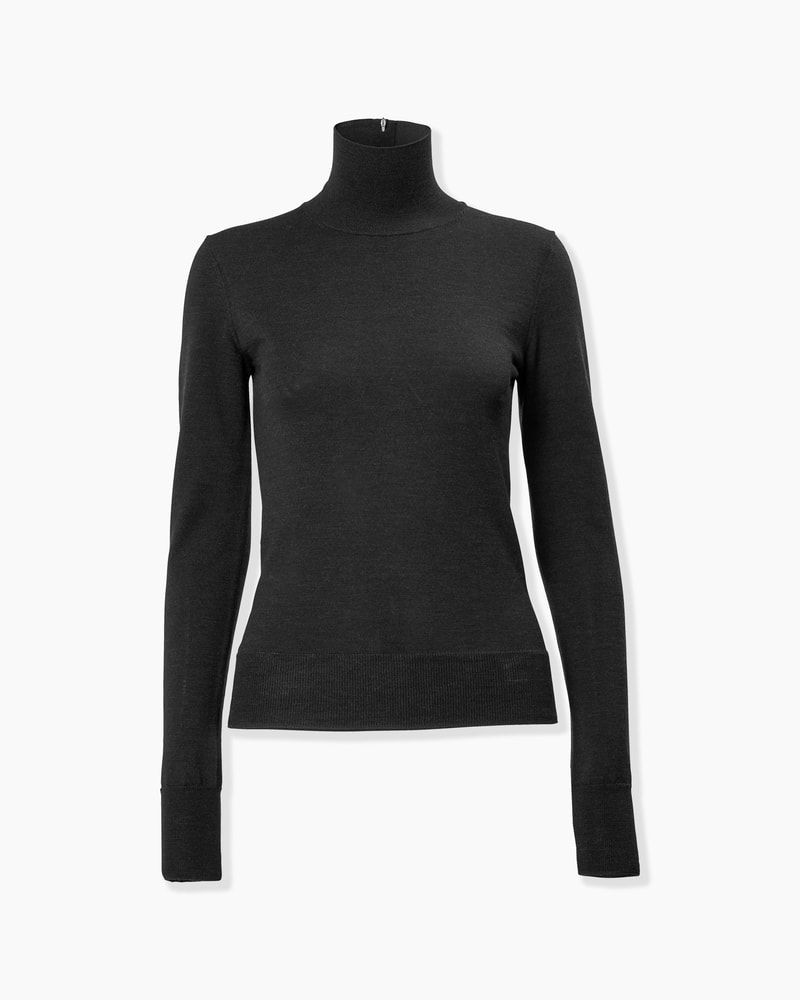 Extra-Fine Merino Wool Turtleneck Sweater