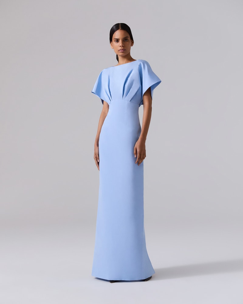 Fan Bodice Gown