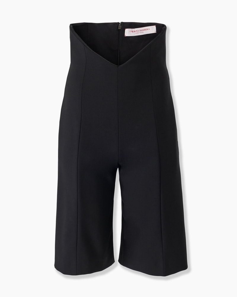 V-Waist Bermuda Shorts