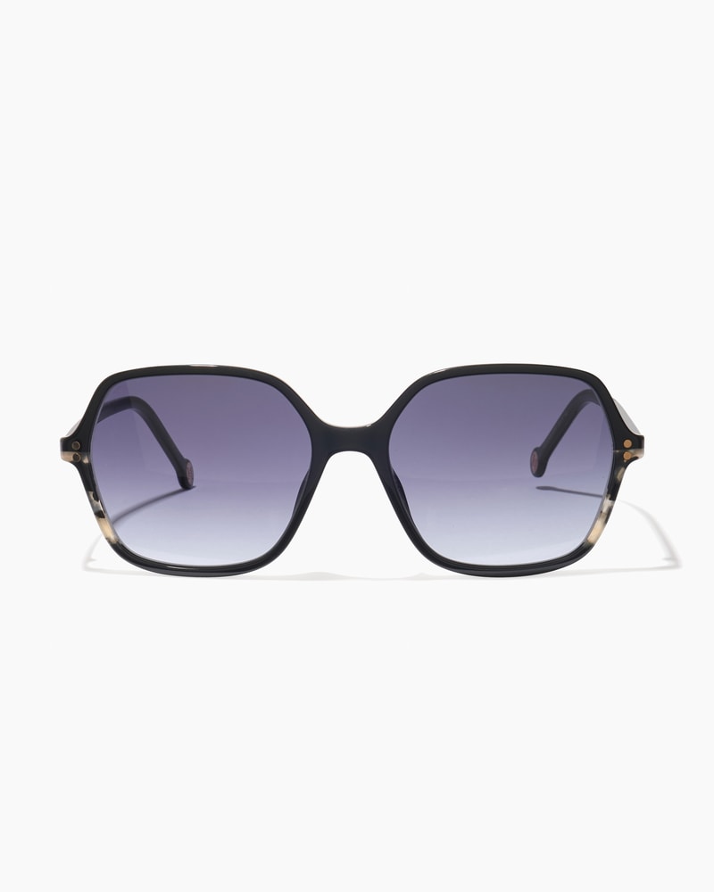 Oversized Oval Sunglasses With Contrast Frames