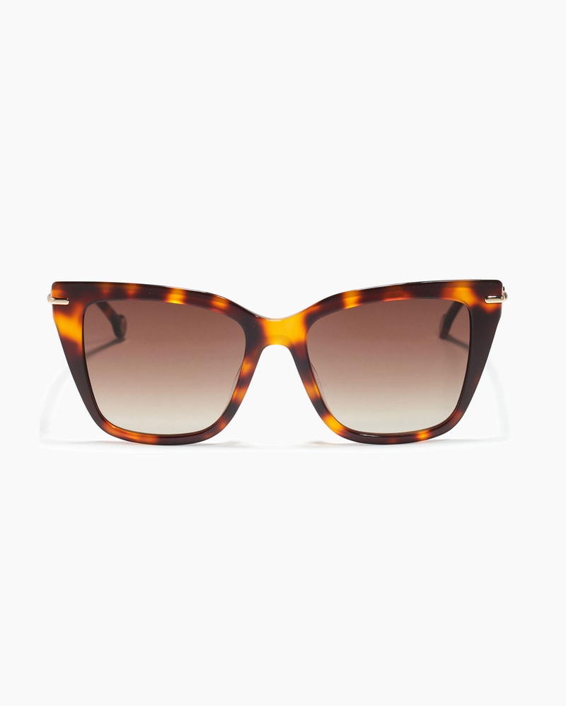 Cat Eye Sunglasses with Temple Detail