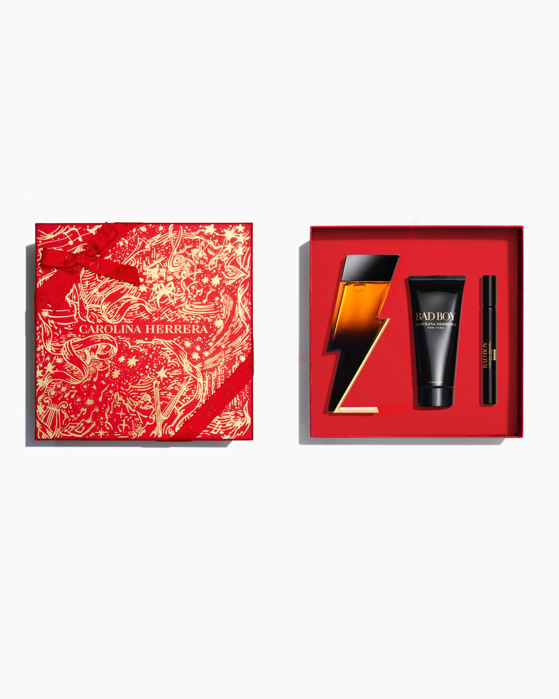 Bad Boy Elixir 100ml Eau de Parfum, 100ml Shower Gel and 10ml Megaspritzer