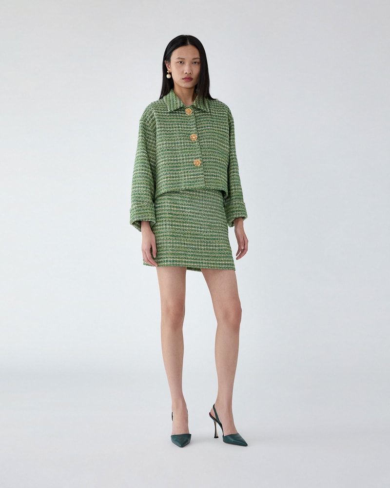 Cropped Tweed Jacket