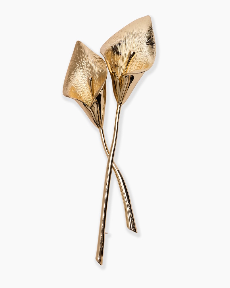 Double Calla Lily Brooch