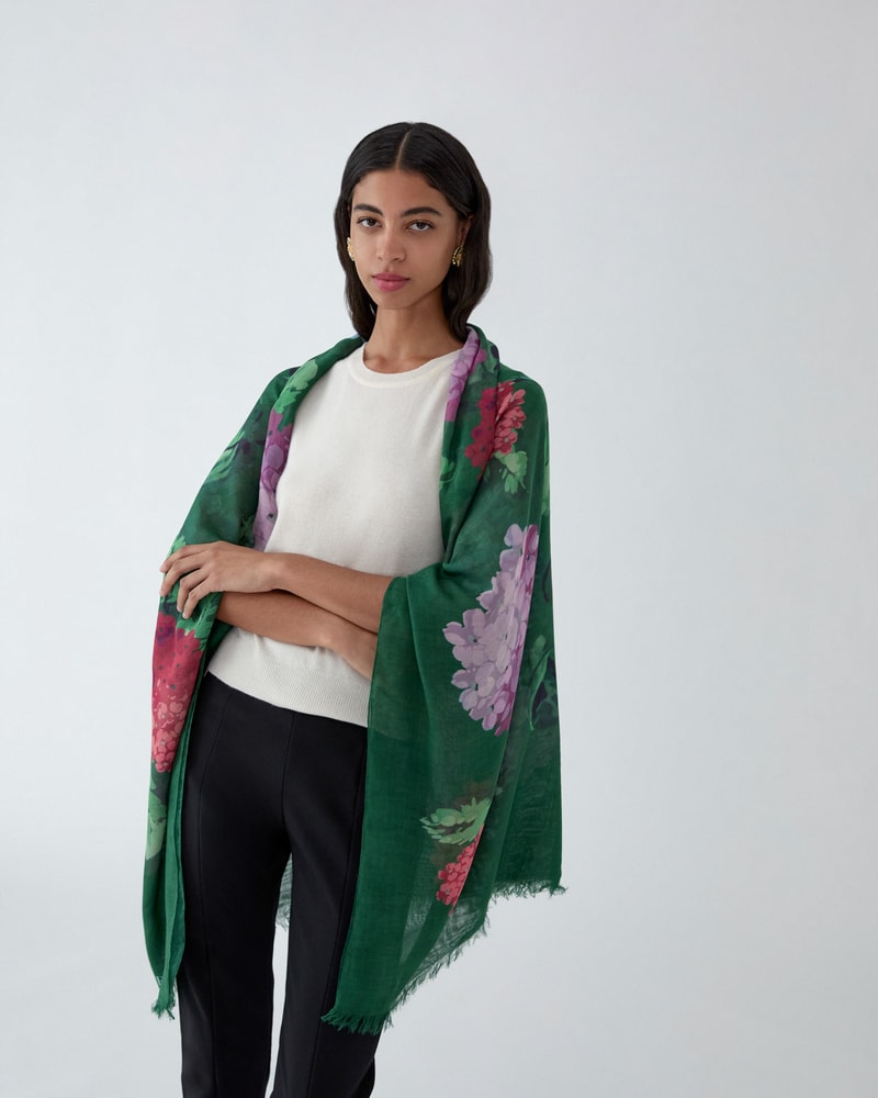 Hydrangea Scarf