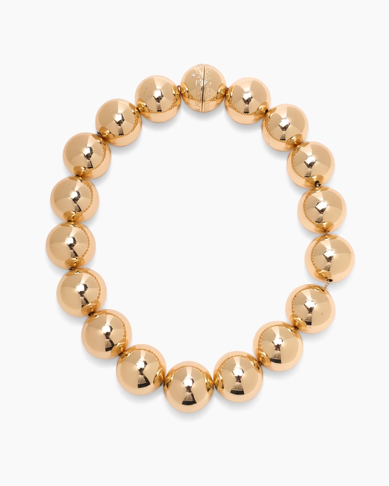 Gold-Toned Ball Necklace