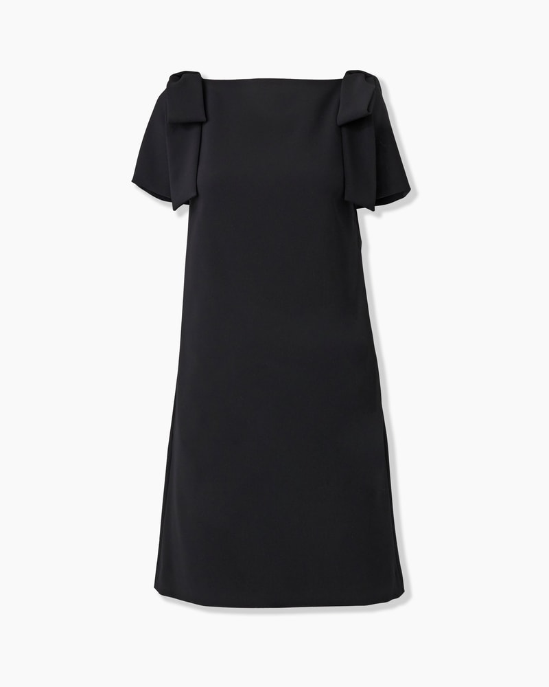 Shift Dress With Bows