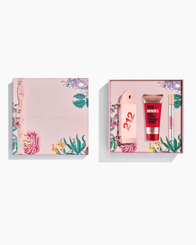 212 Heroes for Her 80ml Eau de Parfum, 100ml Body Lotion and 10ml Rollerball