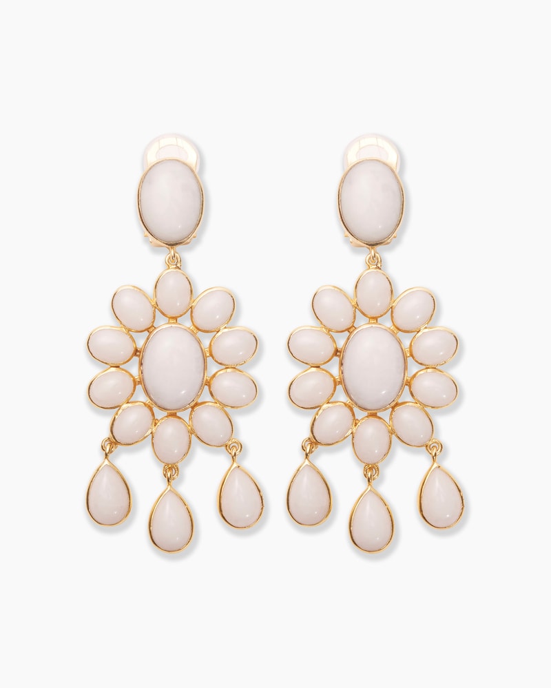 Carolina Herrera x Olympia Babylonia Flower Power Earrings