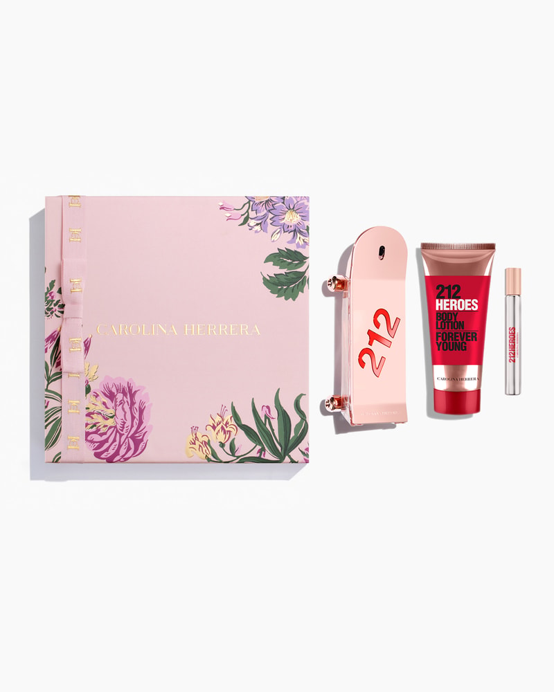 212 Heroes for Her 80ml Eau de Parfum, 100ml Body Lotion and 10ml Rollerball