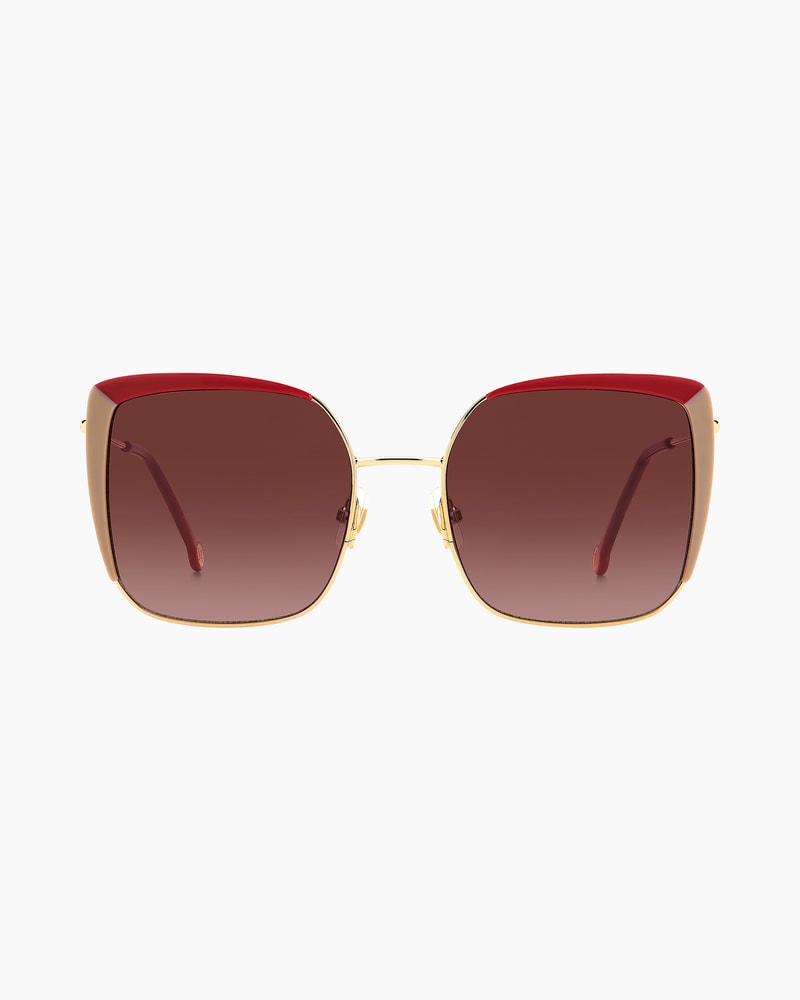 Colorblock Cat Eye Sunglasses