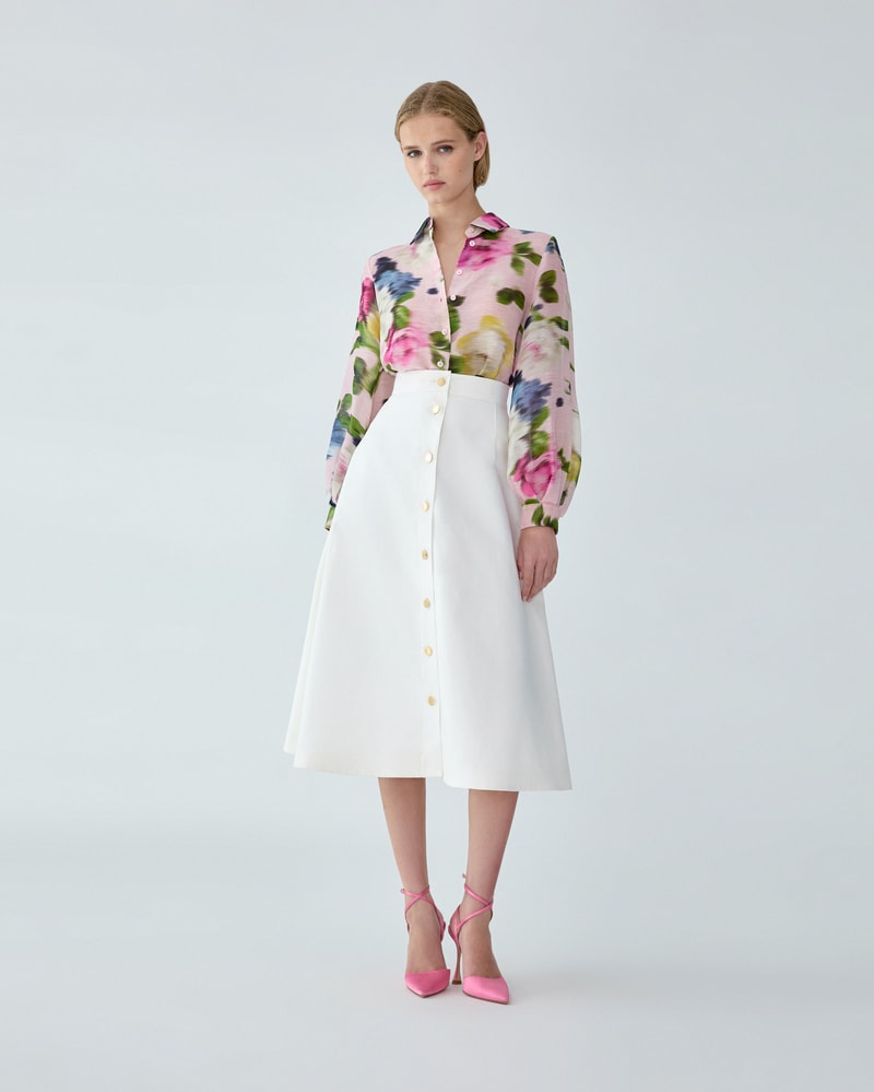 Floral-Print Shirt