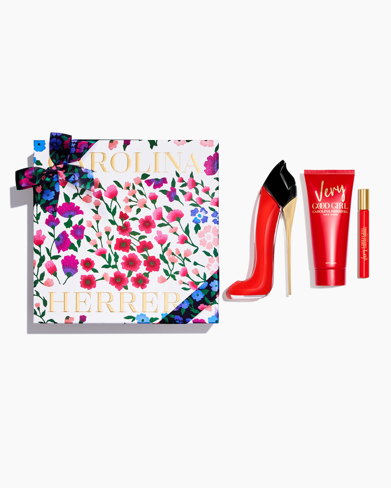 Very Good Girl 80ml Eau de Parfum, 100ml Body Lotion and 10ml Megaspritzer