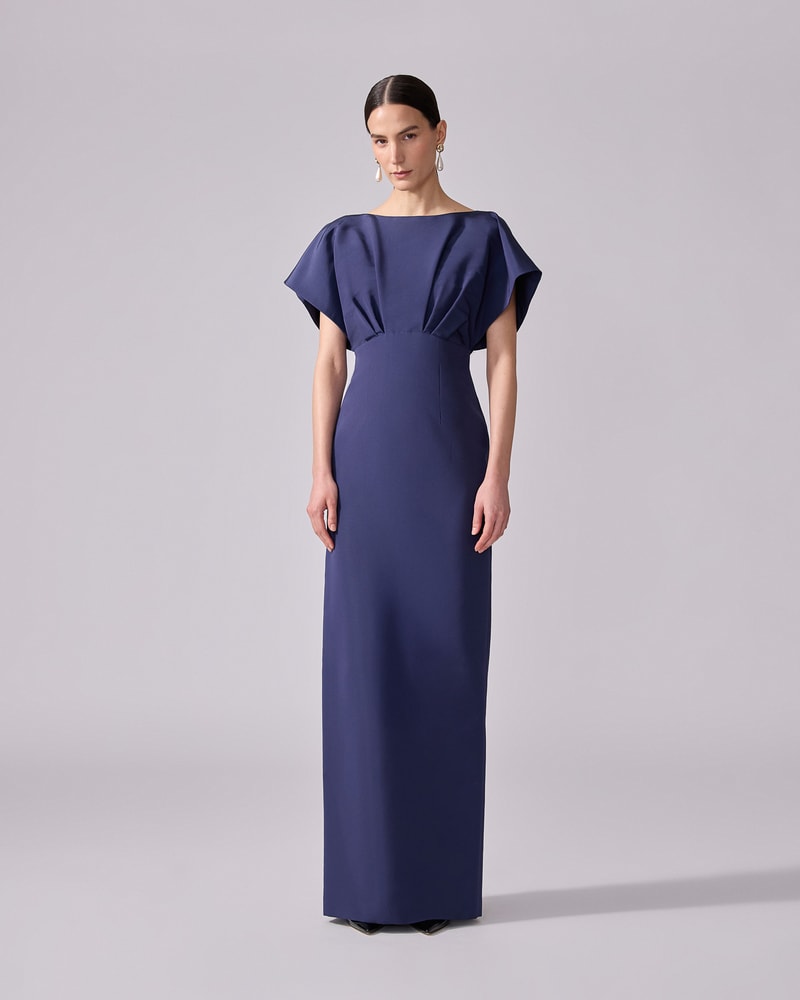 Fan Bodice Gown