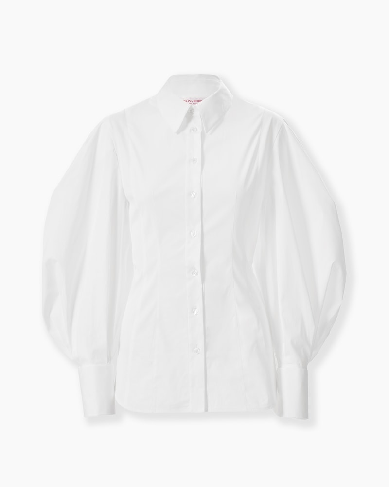 Balloon-Sleeve Shirt