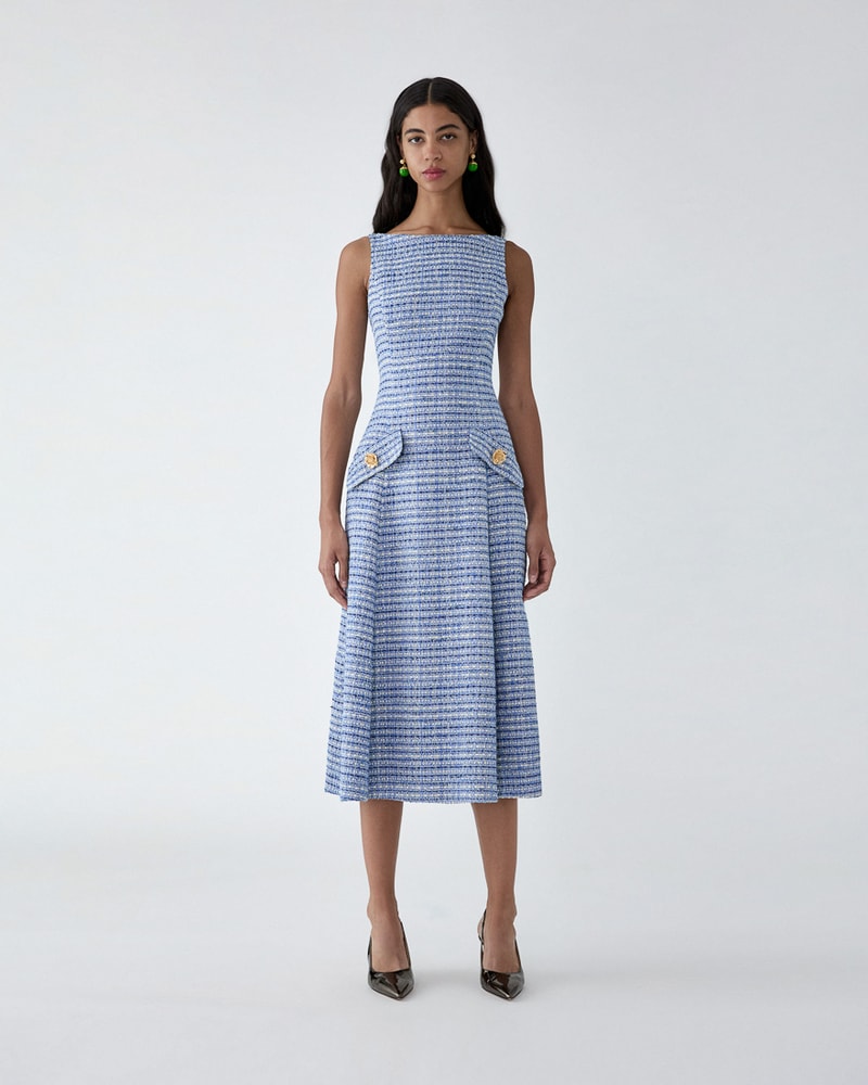 Tweed Midi Dress