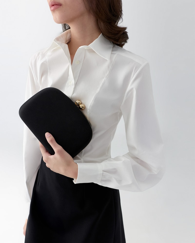 Vega Satin Clutch