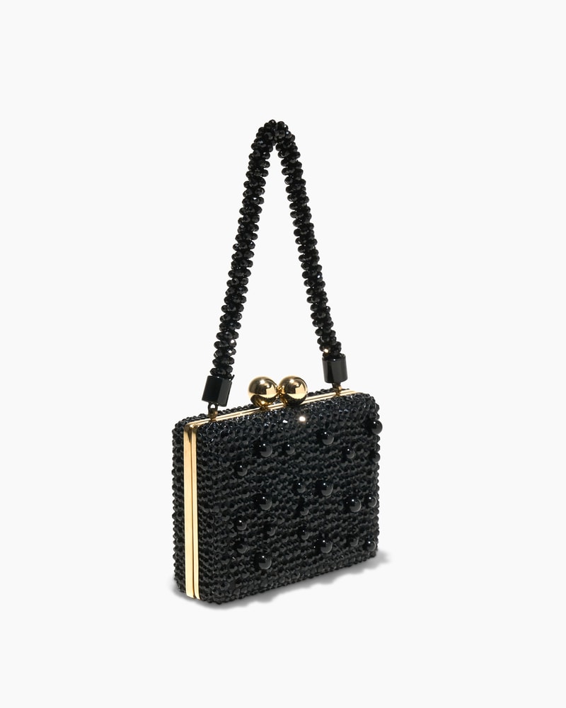 Greta Crystal Top Handle Bag