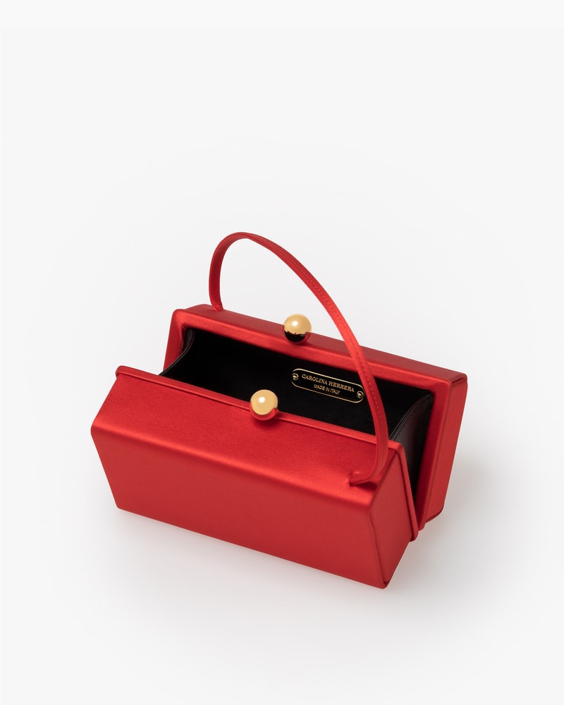 Mimi Satin Top Handle Bag