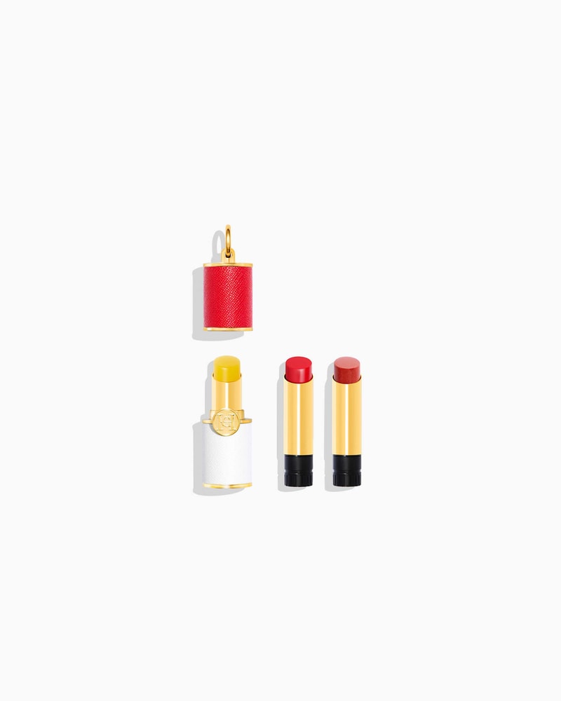 mini tint balm refil sahde 000, mini tint balm refill 002, mini kiss shimmer balm and mini tint full case