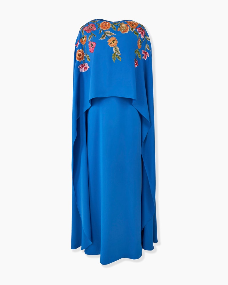 Embroidered Cape-Front Caftan