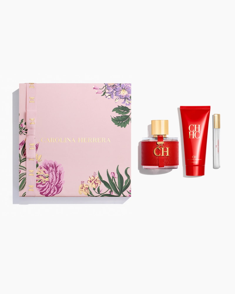 CH 100ml Eau de Toilette, 100ml Body Lotion and 10ml Megaspritzer