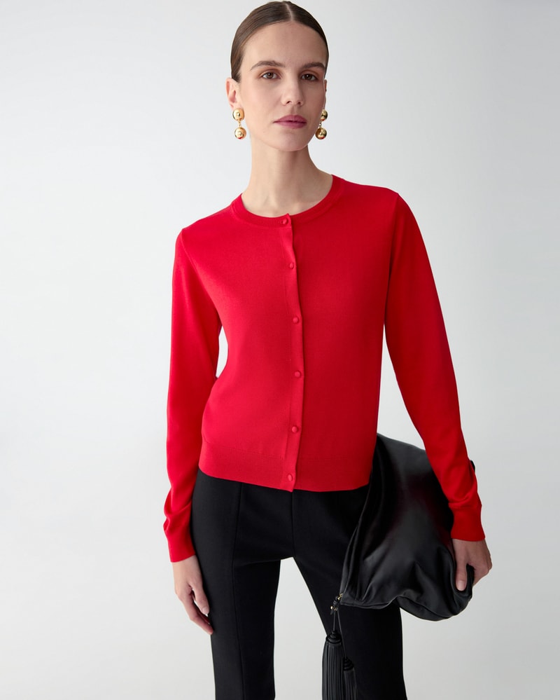 Crewneck Cardigan