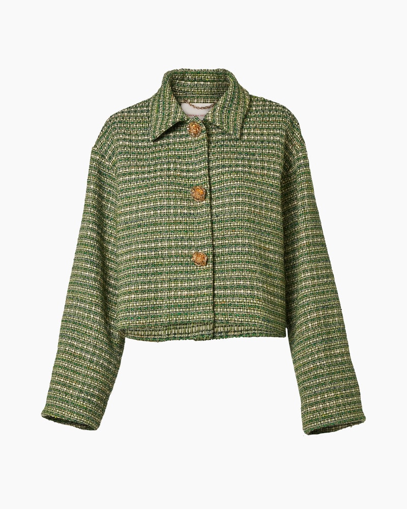 Cropped Tweed Jacket