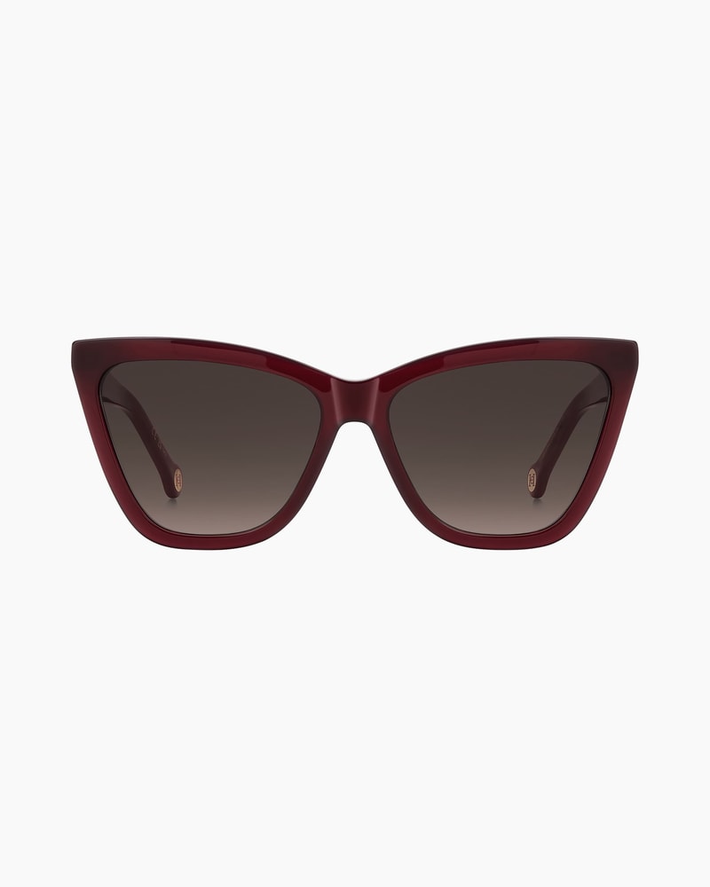 Cat Eye Sunglasses with Contrast Temples