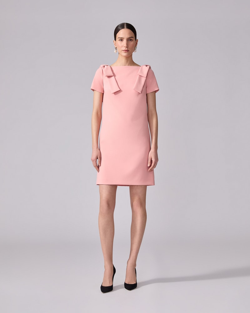 Shift Dress With Bows