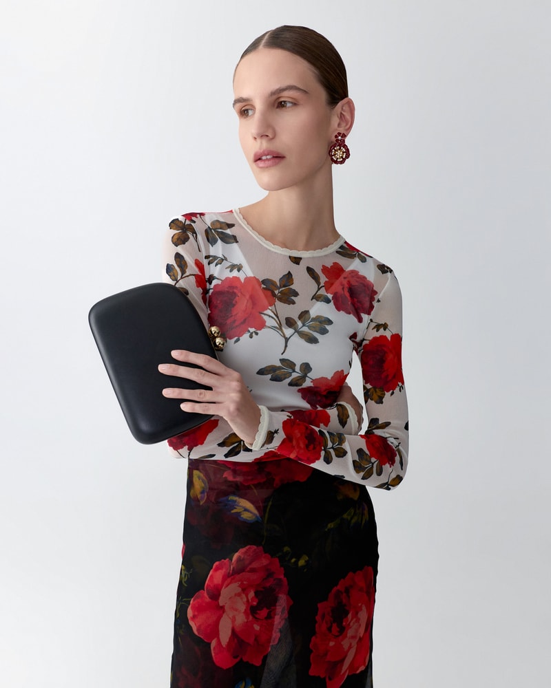 Vega Leather Clutch