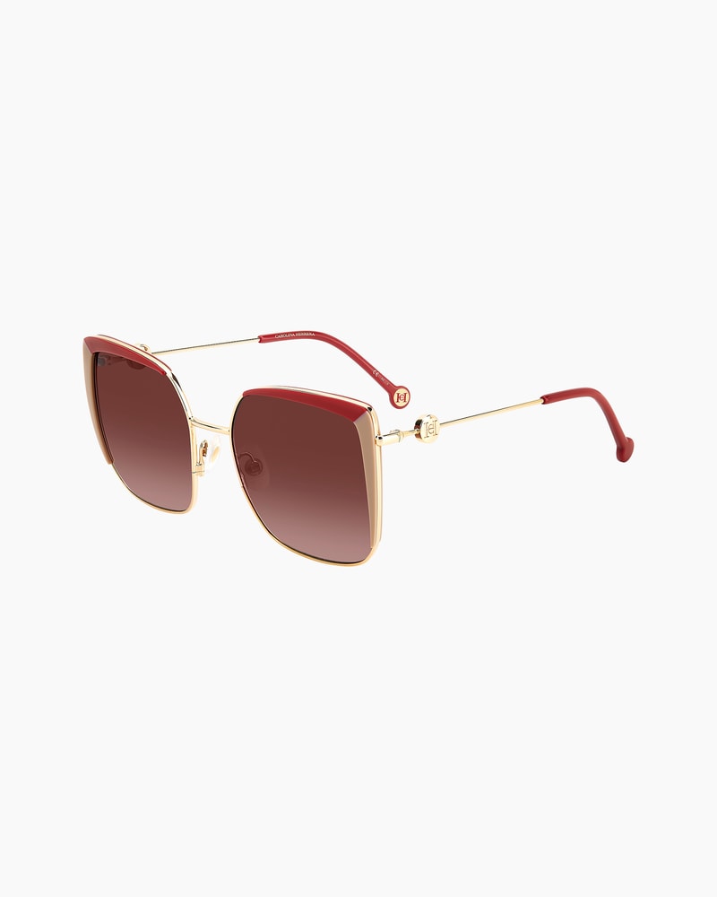 Colorblock Cat Eye Sunglasses