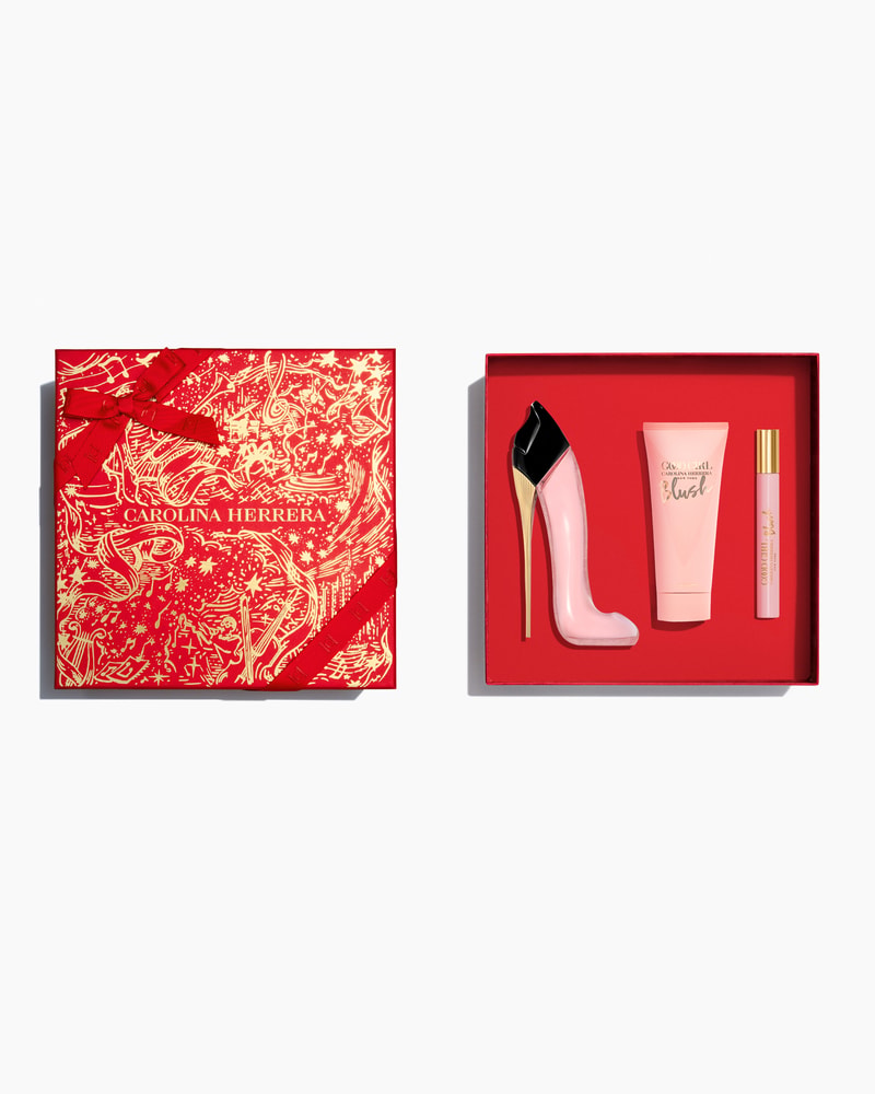 Good Girl Blush 80ml Eau de Parfum, 100ml Body Lotion and 10ml Megaspritzer